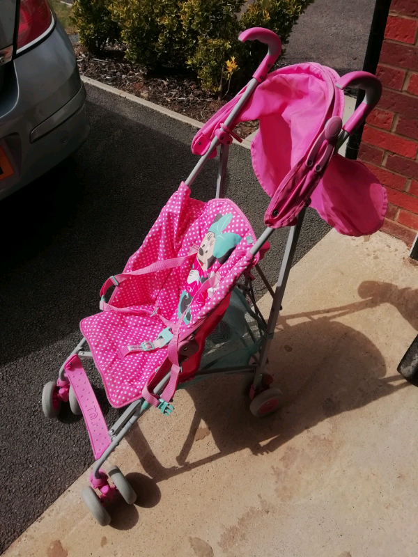 minnie mouse stroller mothercare